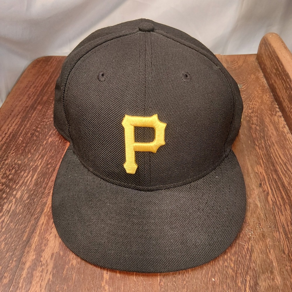 New Era Pittsburgh Pirates 9FIFTY Snapback Hat Black Yellow P Logo MLB Mens